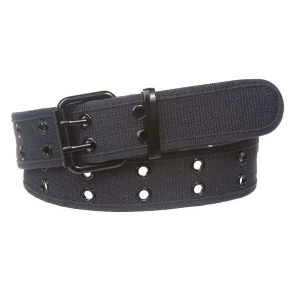 2451 Double Hole Grommets Canvas Web Belt, Grey | 2xl (41\